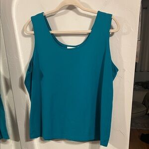 Chico's Vibrant Blue/Aqua Tank Top